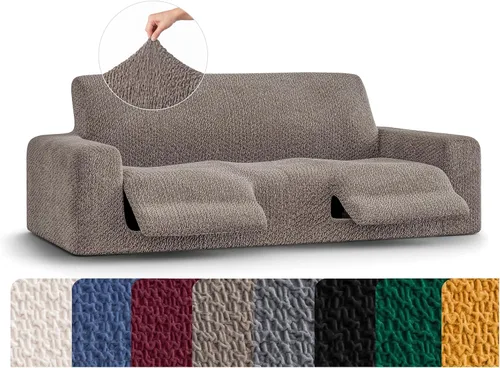Miniatura 21 de PAULATO BY GA.I.CO. Funda reclinable – Funda de ajuste suave – Protector elástico de muebles reclinables de 1 pieza – Tela de terciopelo lavable a