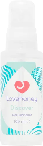 Lovehoney Discover Water Based Lube - Lubricante de gel extra grueso - 3.4 fl oz