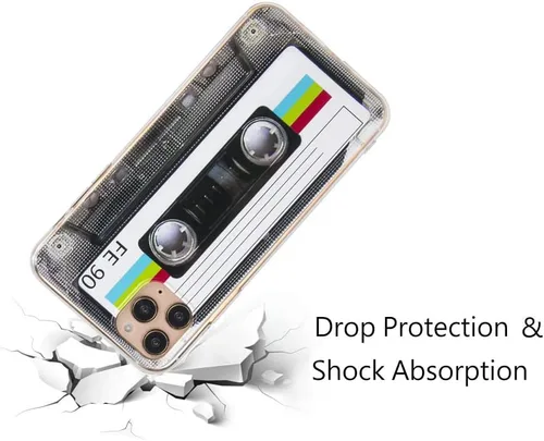 Miniatura 7 de FAteam - Funda para iPhone 11 Pro Max, acabado mate, resistente, suave, con esquinas reforzadas, TPU suave, parachoques suave, funda de cassette