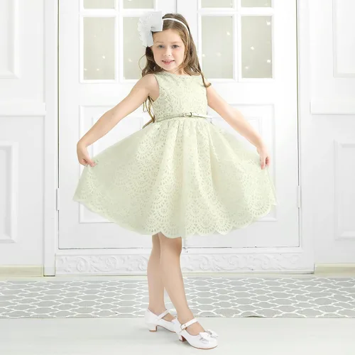 Miniatura 108 de PANDANINJIA Vestido de jada para niñas y niños pequeños, zapatos de princesa Mary Jane con tacones con lazo para fiesta, boda, boda