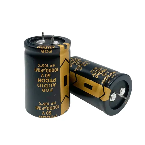 Miniatura 3 de 2 piezas 50 V 10000 uF Capacitor electrolítico Snap-in 30x50 mm (1,18x1,96 pulg) Filtro de amplificador de potencia Capacitor electrolítico de audio