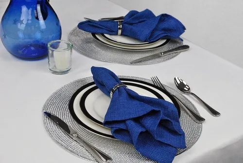 Miniatura 4 de DII servilleteros para cenas familiares, festividades, bodas, fiestas en interiores o exteriores, para uso diario.