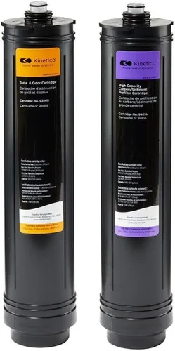 KINETICO K5 OSMOSIS REVERSE SABOR OLOR 9306B Y FILTRO DE SEDIMENTO DE CARBONO 9461A. Juego de cartuchos de filtro para sistemas Kinetico K2 K5 y KRO