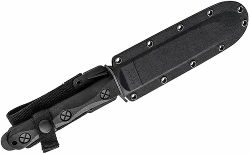 Miniatura 2 de KA-BAR JOHN EK BOWIE EK45 MODELO 5 CUCHILLO COMANDO DE LUCHA Negro, Grande