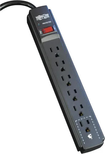 Miniatura 10 de Ladrón de 4 enchufes Negro con USB Negro