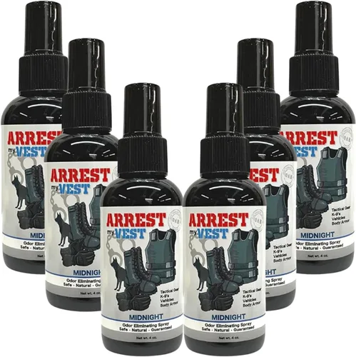 Miniatura 10 de Arrest My Vest Aerosol para eliminar olores de armadura corporal de grado militar y policial, equipo táctico. Seguro para K9. Seguro para todos