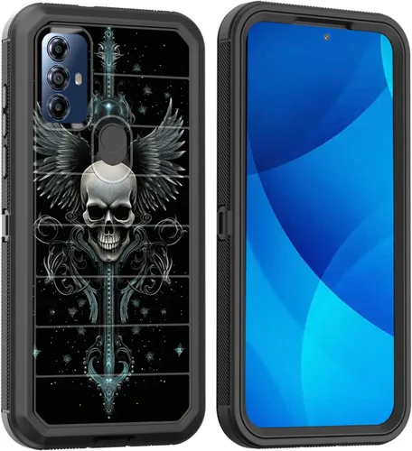 Miniatura 88 de Funda para Moto G Play 4G 2024, cuerpo completo, protección contra caídas, resistente, 3 capas, militar, resistente, duradera, para Motorola Moto G