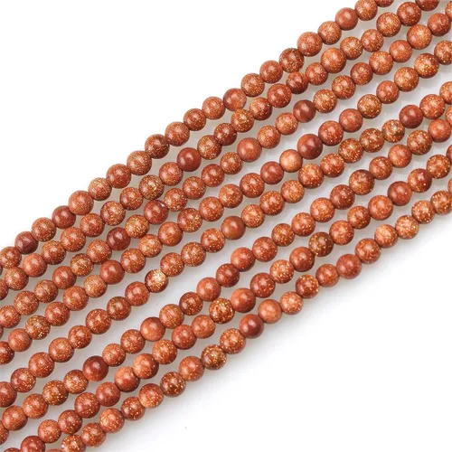 Miniatura 44 de Cuentas redondas naturales semipreciosas de piedra suelta para hacer joyas, brazaletes, collares Cuarzo rosa
