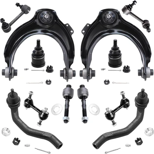 Miniatura 58 de Detroit Axle - Kit de suspensión delantera de 12 piezas para Mercury Grand Marquis Ford Crown Victoria Town Car 2003-2011, 2 brazos de control