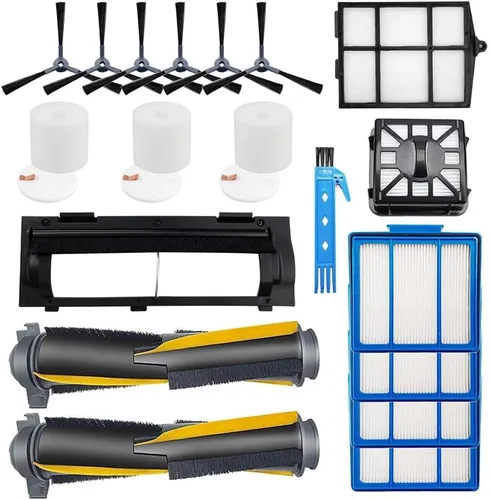Miniatura 11 de Piezas de repuesto para Shark IQ R101AE RV1001AE IQ R101 RV1001 RV1005AE RV1010AE RV1012AE RV2001AE Robot Aspirador, Kit de accesorios Cepillo F