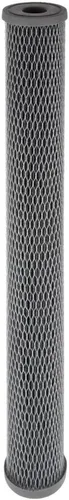 Pentair Pentek NCP-20 Filtro de agua de carbono, 20 pulgadas, cartucho de filtro plisado impregnado de carbono sin celulosa para toda la casa, 20 x