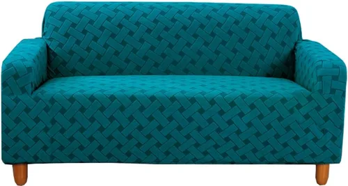 Miniatura 16 de Fundas elásticas para sofá de 1/2/3/4 plazas, funda para sofá biplaza/sillón, funda de sofá modular en forma de L, protector universal de muebles