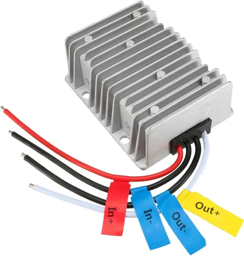 Miniatura 7 de Regulador convertidor de CC a CC, transformador de conversión de potencia impermeable, [para camiones, autos y barcos] – CC 12 V escalonado a CC 19