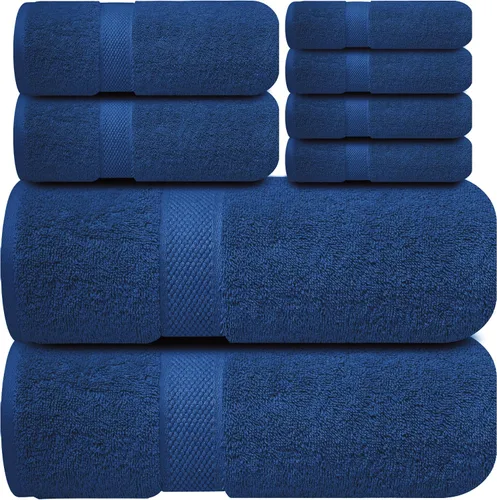 Miniatura 47 de Infinitee Xclusives Toallas de lujo para la ducha [13 x 13] – 100% algodón [paquete de 12], toallas faciales suaves y absorbentes para baño, Gris