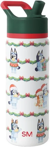 Miniatura 13 de Simple Modern Trek - Vaso de Navidad de 40 onzas con asa y tapa con pajilla, taza de viaje aislada de acero inoxidable apta para portavasos, regalos