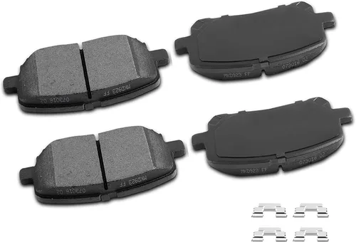 Miniatura 18 de Cciyu D627 Kit de 4 piezas de pastillas de freno cerámicas traseras 1994-2004 para Ford Mustang