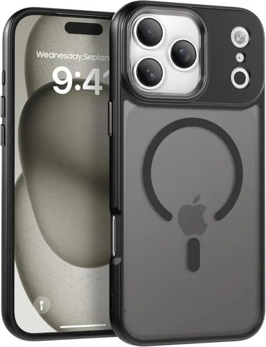 Miniatura 20 de IAIYOXI Funda magnética para iPhone XR [compatible con MagSafe], translúcida mate, delgada, delgada, a prueba de golpes, para mujeres, hombres