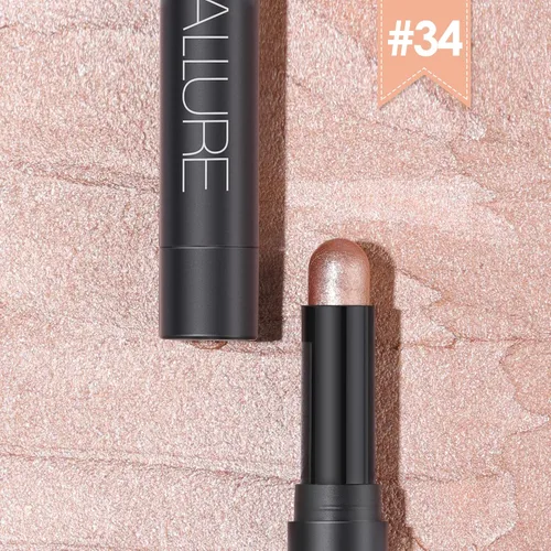 Miniatura 7 de FOCALLURE - Sombra de ojos en barra, cremosa, brillante y mate, lápiz iluminador suave para mujeres, sombra de ojos y delineadores de larga FUEGO