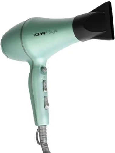 Taiff Style - Secador de pelo Ionsense Silver, 125 V, secado rápido, cerámica iónica que reduce el encrespamiento, 1875 W, secador de pelo ligero