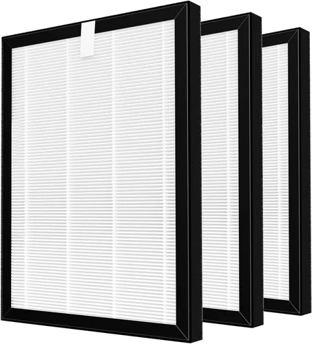 Miniatura 9 de Filtros de repuesto HEPA 9000 de ProHEPA compatibles con VEVA ProHEPA 9000 Air Pur ifiers, 2 filtros HEPA + 8 filtros de carbón activado