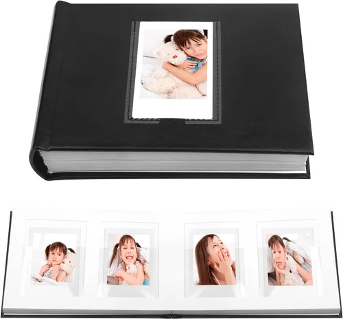 Veicevol Álbum de fotos con espacio de escritura para cámara instantánea Fujifilm Instax Mini 12 11 9 40 90 8 7 Evo Liplay - Álbum de fotos de 64