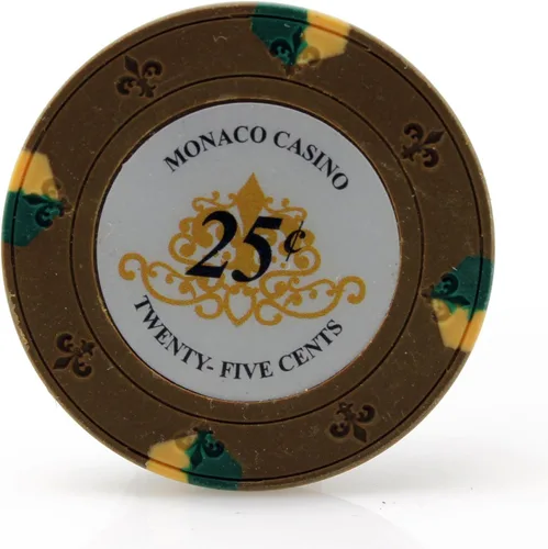 Miniatura 9 de Versa Games Monaco Casino - Fichas de póquer de arcilla en 0.48 oz - Paquete de 50 - (elegir color)