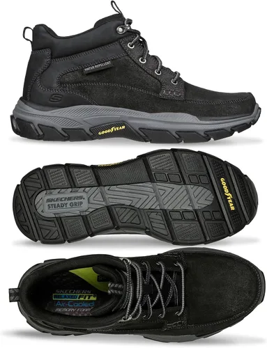 Miniatura 6 de Skechers Respected-Boswell Mid Top - Tenis de cuero con puntera tipo mocasín para hombre