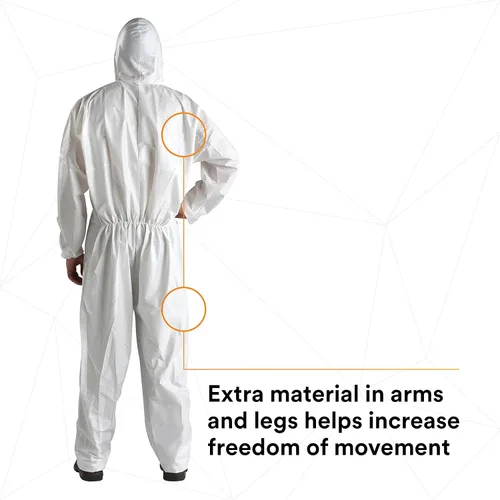 Miniatura 9 de 3M 4510Overoles desechables, L, Blanco, 25