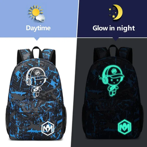 Miniatura 5 de Mochila escolar para estudiantes mochila de viaje para adolescentes