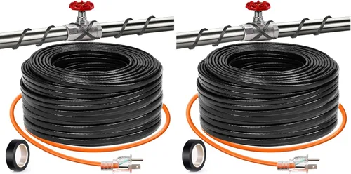 Miniatura 12 de Heat Tape - Cable de calefacción de deshielo, para tubos de metal o plástico, para proteger tuberías de agua contra la congelación, temperatura