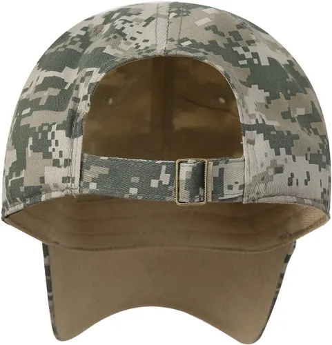 Miniatura 23 de IIN Gorra de béisbol con bandera estadounidense para hombres y mujeres, de perfil bajo, militar, militar, militar, para papá