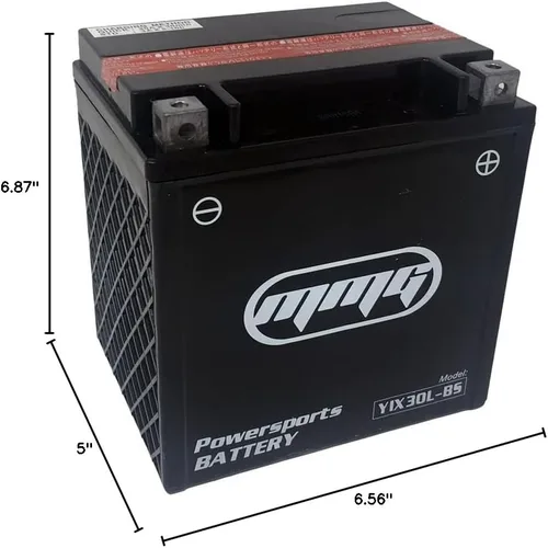Miniatura 4 de MMG YIX30L-BS Batería 12v 400CCA de alto rendimiento, ATV UTV Motocicletas Moto de nieve