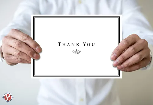Miniatura 3 de Tarjetas de agradecimiento para pequeñas empresas, juego de 25 unidades de felicitaciones plegables de 4¼ x 5½ pulgadas, se envía plano