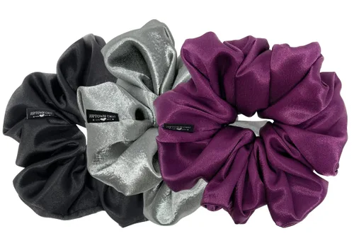 Miniatura 33 de XL Satin Scrunchie for Thick Hair – Oversized Hair Scrunchy for Ponytail Bun or Sleeping – Frizz Free Satin Hair Tie for Women and Girls