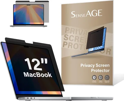 SenseAGE Filtro magnético de pantalla de privacidad para MacBook de 12 pulgadas, protector de pantalla de privacidad antiluz azul y reflejos, filtro