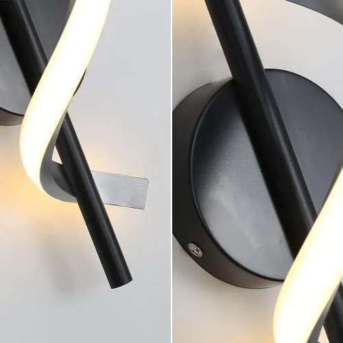 Miniatura 5 de Apliques de pared modernos, lámparas de pared de 9 W, lámparas de pared LED de aluminio para dormitorio, sala de estar, pasillo, hotel