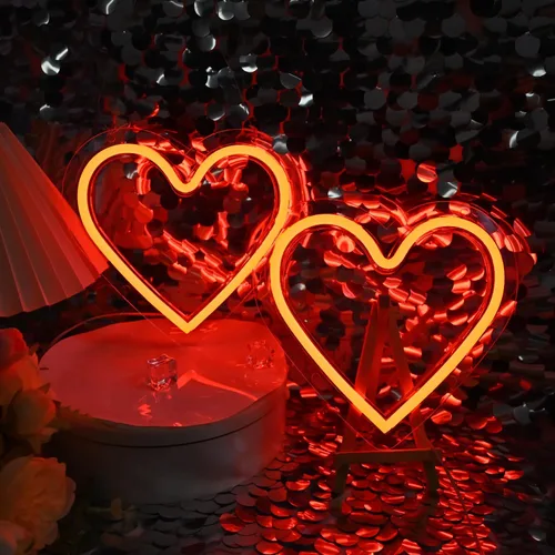 Miniatura 13 de Britrio - Letrero de luz de neón LED para colgar en la pared de dormitorio, sala de estar, habitación de los niños, decoración del hogar, luz Rosado