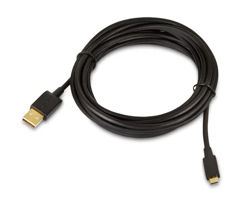 Miniatura 6 de Amazon Basics, Cable de carga USB-A a micro USB, velocidad de transferencia de 480 Mbps con conectores chapados en oro, USB 2.0, 3 pies, color negro