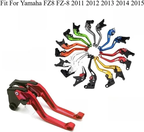 Miniatura 2 de Motorcycle 5D Adjustable Brake Clutch Handle Grip Brakes Clutch Levers Handle Parts for Ya&maha FZ8 FZ-8 2011 2012 2013 2014 2015 Brakes Levers