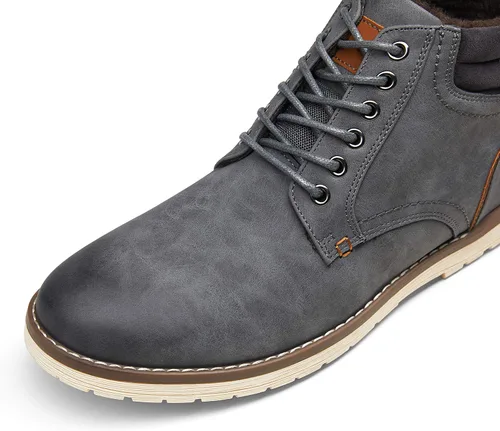 Miniatura 7 de Vostey - Botas de senderismo para hombre de estilo casual resistentes al agua tipo chukka