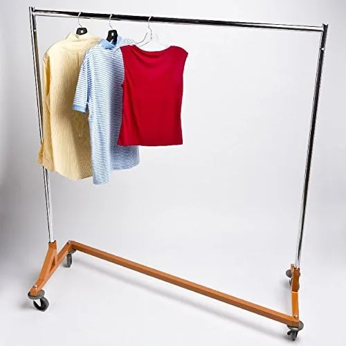 Miniatura 3 de Only Hangers Perchero resistente de grado comercial Z con base naranja. Diseñado para soportar hasta 400 libras