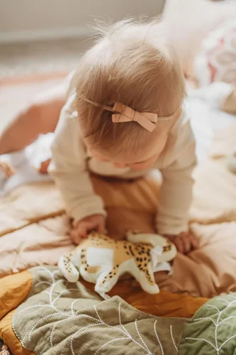 Miniatura 4 de Crane Baby Alfombra de juego, alfombra de suelo para bebés y niños pequeños, 36 x 36 pulgadas, zoológico safari