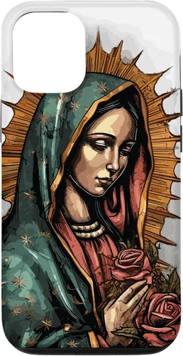Miniatura 27 de Funda para iPhone 12 Pro Max Virgen De Guadalupe Católica Virgen De Guadalupe