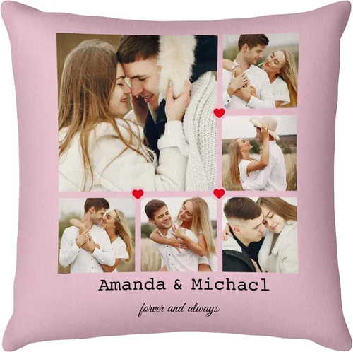 Miniatura 16 de Easycosy Almohada personalizada con texto de imagen, funda de almohada con foto, regalos personalizados para parejas, funda de cojín con foto, 4