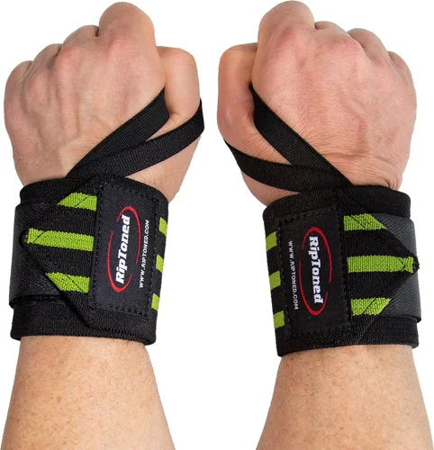 Miniatura 19 de Rip Toned Muñequeras de 18" – Correas de muñeca respaldadas por la USPA para levantamiento de pesas – Soporte de muñeca de calidad – Ajustables, Rojo