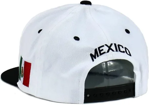 Miniatura 5 de Gorra de béisbol con diseño de bandera de Águila y Águila hecha en mexicana