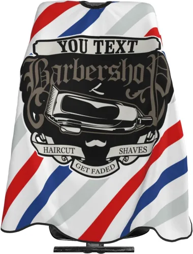 Capa de peluquería personalizada para hombre y mujer, logotipo de texto personalizado, capa de corte de pelo, capa de corte de pelo personalizada,