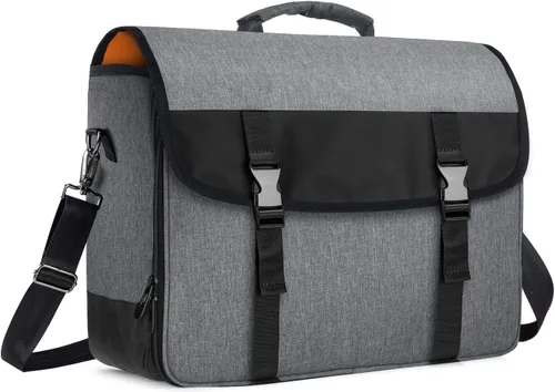 CURMIO Bolsa de bartender, bolsa de viaje para juego de herramientas de bar, kits de almacenamiento para bartender con compartimentos acolchados Gris
