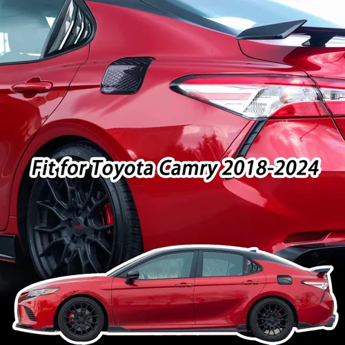 Miniatura 2 de CKE Compatible con Toyota Camry 2024 2023 2022 2021 2020 2019 2018 Accesorios (No se ajusta a 2025+) Rejillas laterales traseras deportivas