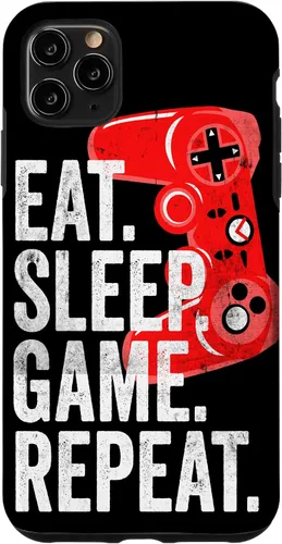 Miniatura 13 de Video Games Eat Sleep Game Funny Gamer Boys Teens Gift Case for iPhone 17